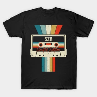 Graphic Sza Proud Name Cassette Tape Vintage Birthday Gifts T-Shirt